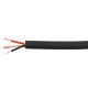 Comus Tour Grade Mic Cable 6.5mm 2 Core Artic Grade Flexible Black
