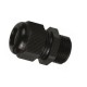 Cable Gland for 6-12mm cable with 20mm Lock Nut Black