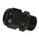 Cable Gland for 30-38mm cable with 50mm Lock Nut Black