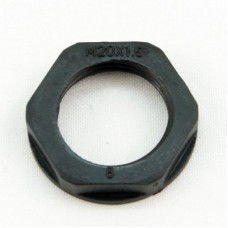 Cable Gland Lock Nut M20x1.5 Thread Black