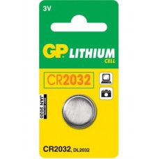 GP CR2032-C1 Lithium Cell 3V Pack of 10 batteries