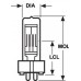 CP70 FVA 240V 1000W GX9.5 Osram