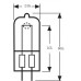 P1/23  240V 300W GX6.35 64515 Osram