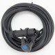 50M Stealth Series 16Amp Male - Female C-Form Power Lead