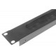 1U Rack Panel Slotted for Cable Entry with Brushes R1268/1UK-PBS