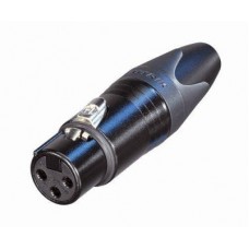 XLR 3 Pin Female Cable Black Shell XX series NC3FXX-BAG Neutrik