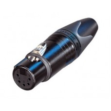 XLR 5 Pin Female Cable Bk/Shell XX Series NC5FXX-BAG Neutrik