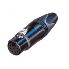 XLR 7 Pin Female Cable Bk/Shell G/Con XX Series NC7FXX-BAG Neutrik